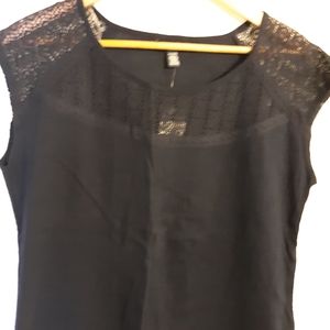 New with tags, navy blue cotton shirt